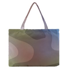 The Land 181 - Abstract Art Zipper Medium Tote Bag by KorokStudios