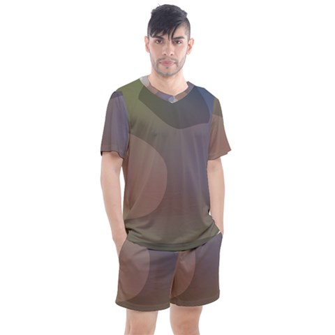 The Land 181 - Abstract Art Men s Mesh Tee And Shorts Set by KorokStudios