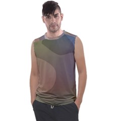 The Land 181 - Abstract Art Men s Regular Tank Top by KorokStudios