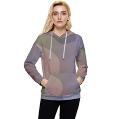 The Land 181 - Abstract Art Women s Lightweight Drawstring Hoodie by KorokStudios