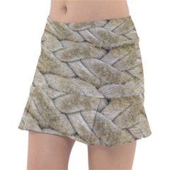 Boat Rope Close Up Texture Classic Tennis Skirt by dflcprintsclothing