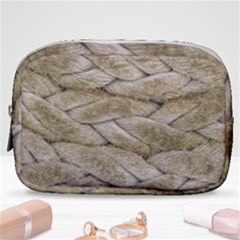 Boat Rope Close Up Texture Make Up Pouch (small)