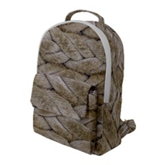 Boat Rope Close Up Texture Flap Pocket Backpack (large)