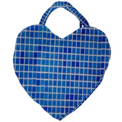 Background Abstract Texture Giant Heart Shaped Tote by artworkshop