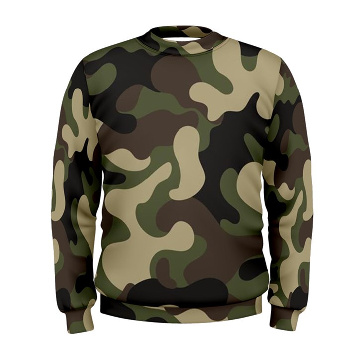 Camouflage Pattern Background Men s Sweatshirt