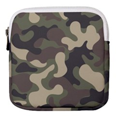 Camouflage Pattern Background Mini Square Pouch by artworkshop