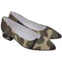 Camouflage Pattern Background Women s Block Heels  View3