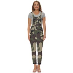 Camouflage Pattern Background Women s Pinafore Overalls Jumpsuit by artworkshop