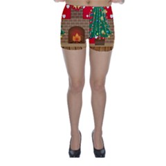 Christmas Room Skinny Shorts by artworkshop