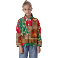 Christmas Room Kids  Half Zip Hoodie