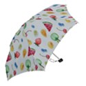 Fruit Summer Vitamin Watercolor Mini Folding Umbrellas View2