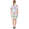 Fruit Summer Vitamin Watercolor Sixties Short Sleeve Mini Dress View2