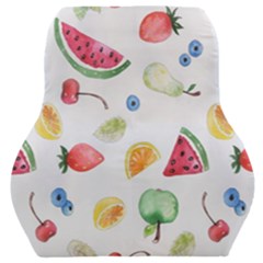 Fruit Summer Vitamin Watercolor Car Seat Back Cushion  by artworkshop