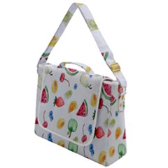 Fruit Summer Vitamin Watercolor Box Up Messenger Bag by artworkshop