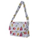 Fruit Summer Vitamin Watercolor Full Print Messenger Bag (M) View1