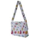 Fruit Summer Vitamin Watercolor Full Print Messenger Bag (M) View2