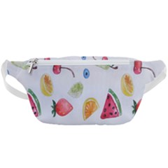 Fruit Summer Vitamin Watercolor Waist Bag  by artworkshop