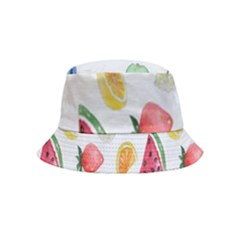 Fruit Summer Vitamin Watercolor Bucket Hat (kids) by artworkshop