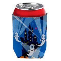 Halloween Ghosts Haunted House Can Holder by artworkshop