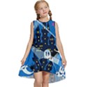 Halloween Ghosts Haunted House Kids  Frill Swing Dress View1