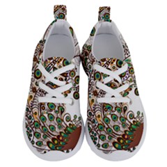 Peacock Graceful Bird Animal Running Shoes by artworkshop