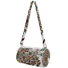 Peacock Graceful Bird Animal Mini Cylinder Bag by artworkshop