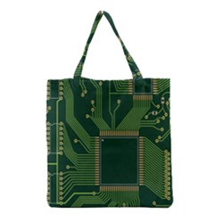 Technology Board Trace Digital Grocery Tote Bag