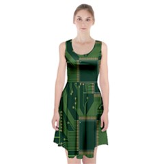 Technology Board Trace Digital Racerback Midi Dress by artworkshop