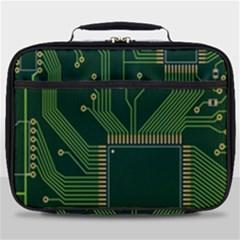 Technology Board Trace Digital Full Print Lunch Bag by artworkshop