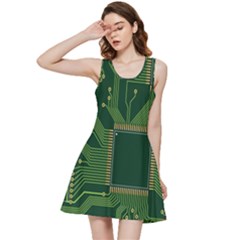 Technology Board Trace Digital Inside Out Racerback Dress by artworkshop