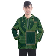 Technology Board Trace Digital Men s Half Zip Pullover by artworkshop