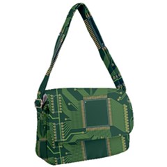 Technology Board Trace Digital Courier Bag by artworkshop