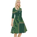 Technology Board Trace Digital Classy Knee Length Dress View2