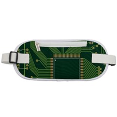 Technology Board Trace Digital Rounded Waist Pouch by artworkshop