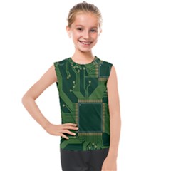 Technology Board Trace Digital Kids  Mesh Tank Top by artworkshop