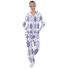 Various Types Of Snowflakes Women s Tracksuit by artworkshop