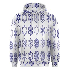 Various Types Of Snowflakes Men s Overhead Hoodie by artworkshop