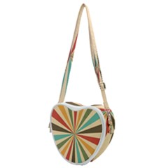 Vintage Abstract Background Heart Shoulder Bag