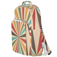 Vintage Abstract Background Double Compartment Backpack by artworkshop