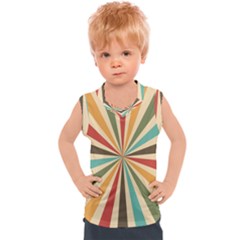 Vintage Abstract Background Kids  Sport Tank Top