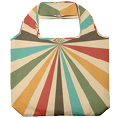 Vintage Abstract Background Foldable Grocery Recycle Bag by artworkshop