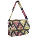 Vector-seamless-pattern-with-italian-pizza-top-view Courier Bag View1