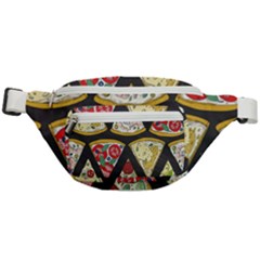 Vector-seamless-pattern-with-italian-pizza-top-view Fanny Pack