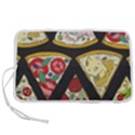 Vector-seamless-pattern-with-italian-pizza-top-view Pen Storage Case (M) View1