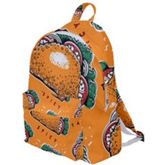 Seamless Pattern With Taco The Plain Backpack by Pakemis