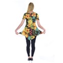 Fabulous colorful floral seamless Short Sleeve Tunic  View2