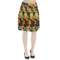 Fabulous Colorful Floral Seamless Pleated Skirt by Pakemis