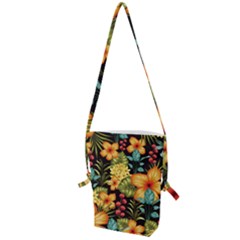 Fabulous Colorful Floral Seamless Folding Shoulder Bag by Pakemis