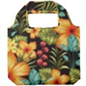 Fabulous colorful floral seamless Foldable Grocery Recycle Bag View1