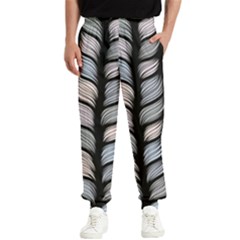 Seamless Pattern With Interweaving Braids Men s Elastic Waist Pants by Pakemis